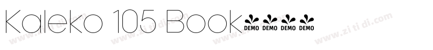 Kaleko 105 Book字体转换 Kaleko 105 Book字体转换